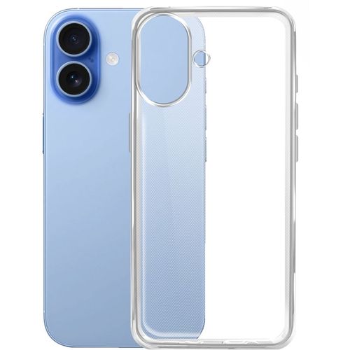 Чехол (клип-кейс) BORASCO Silicone Case, для Apple iPhone 17, прозрачный [75705]