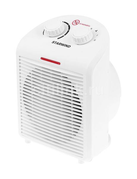 Тепловентилятор StarWind SHV2003,  2000Вт,  с термостатом, 2 режима, белый