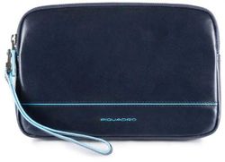 Клатч мужской Piquadro Blue Square AC3944B2/BLU2 темно-синий кожа натуральная