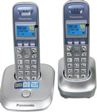 Радиотелефон Panasonic KX-TG2512RUS, серебристый – купить в