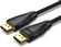 Изображение товара Кабель аудио-видео VENTION HCCB,  DisplayPort (m) -  DisplayPort (m),  ver 1.4,  AWG30,  медный, 1.5м, GOLD,  черный [hccbg]