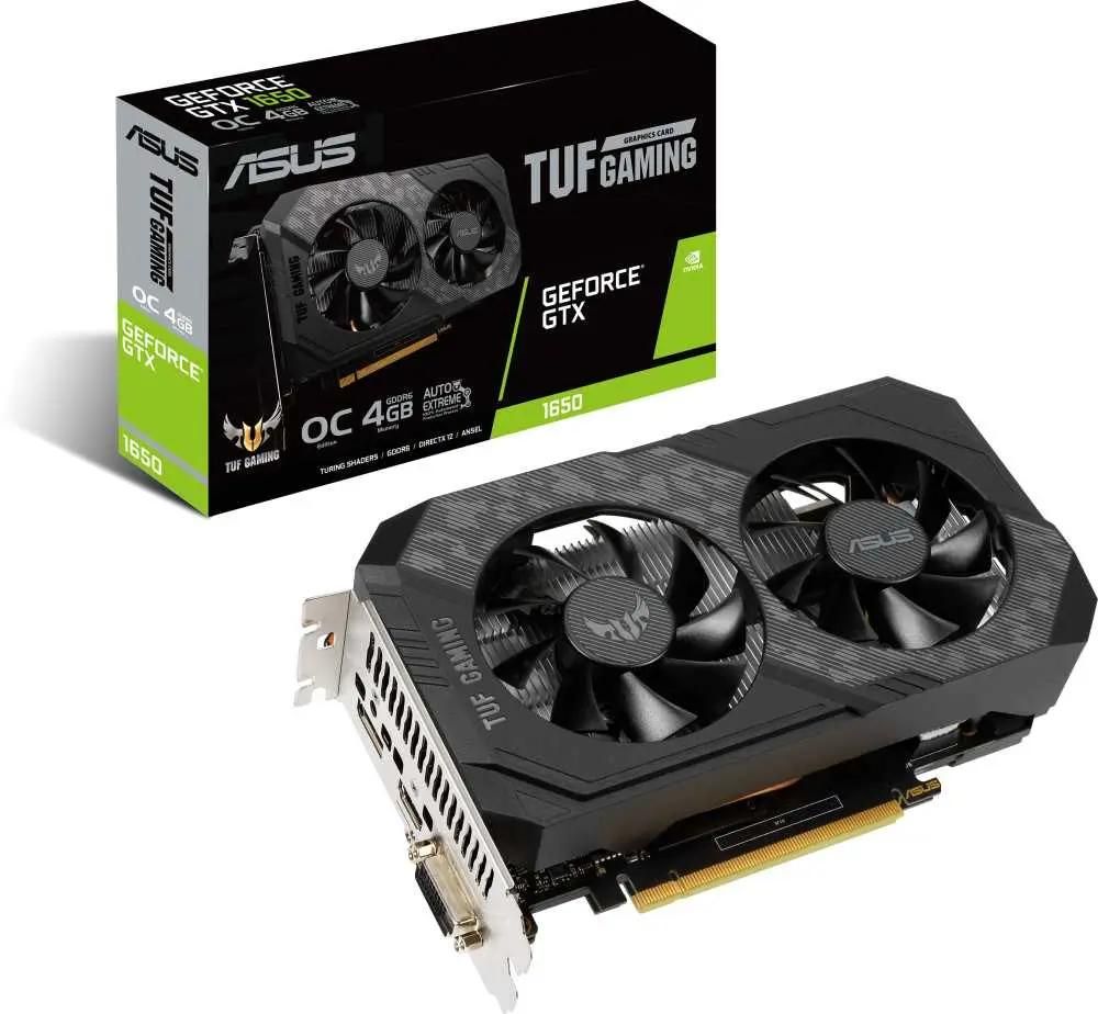 Отзывы на Видеокарта ASUS NVIDIA GeForce GTX 1650  TUF-GTX1650-O4GD6-P-GAMING 4ГБ GDDR6, Ret в интернет-магазине СИТИЛИНК  (1427658)