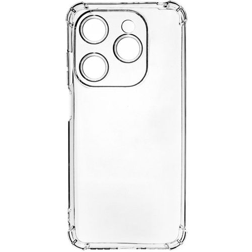 Чехол (клип-кейс) PERO CC02, для Tecno Spark 20C, противоударный, прозрачный [cc02-tsg20c-tr]