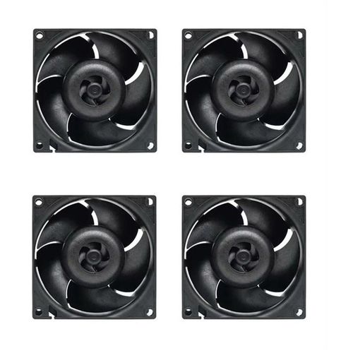 Вентилятор ARCTIC COOLING S8038-7K 4шт, 80мм, 4-pin, 7000об/мин, черный, Ret [acfan00292a]