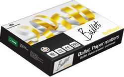 Бумага BALLET Brilliant A+, A4, для лазерной печати, 500л, 80г/м2, белый, покрытие матовое