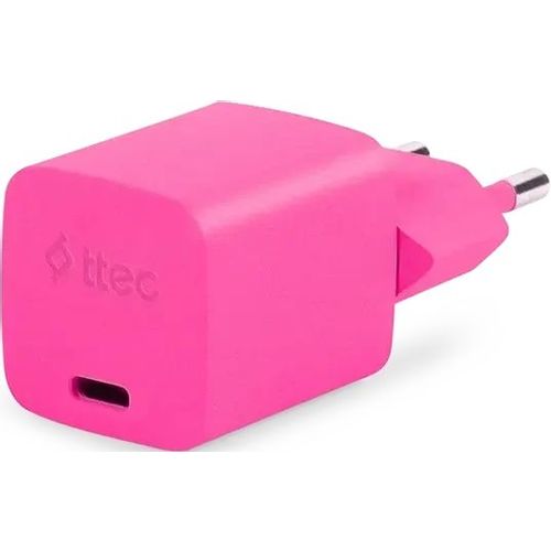 Сетевое зарядное устройство TTEC 2SCG20CNP, USB-C, USB-C, 20Вт, розовый