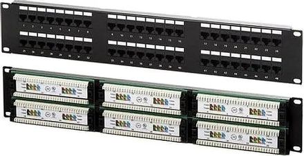 Патч-панель Lanmaster (NM-PPU48C) 19" 2U 48xRJ45 кат.5E UTP