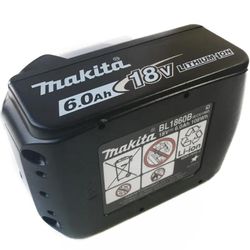 Батарея аккумуляторная Makita BL1860B LXT, 18В, 6Ач, Li-Ion