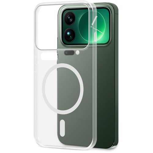 Чехол (клип-кейс) BORASCO Ice Magnet Case, для Xiaomi 17 Pro, прозрачный [76851]