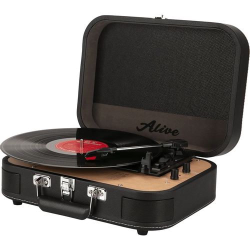 Виниловый проигрыватель ALIVE AUDIO Liberty, ручной, черный [aa-nte-08-bk]