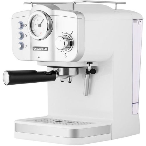Кофеварка MAUNFELD MF-735WH PRO, рожковая, белый