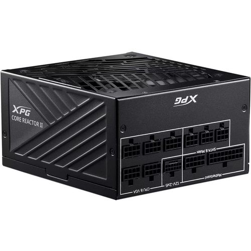 Блок питания XPG Core Reactor II 750G, 750Вт, 80 PLUS GOLD, 120мм, черный, retail [corereactorii750g-bkceu]