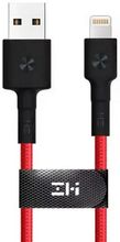 Изображение товара Кабель ZMI AL805 1м MFI в оплетке для Apple красный