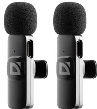 Изображение товара Микрофон Defender Talky-138 wrls конденсаторный петличный радио