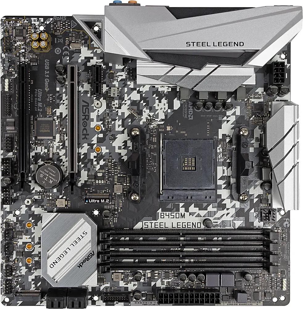 Asrock b450m steel legend matx clearance