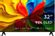 Изображение товара 32" Телевизор TCL 32S4K-UZ QLED, HD, СМАРТ ТВ, Google TV, черный
