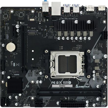 Материнская плата Biostar B650MS2-E, Socket AM5, AMD B650, mATX, Ret