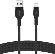 Изображение товара Кабель Belkin CAA010bt1MBK, Lightning (m) - USB (m), 1м, черный Изображение товара Кабель Belkin CAA010bt1MBK, Lightning (m) - USB (m), 1м, черный
