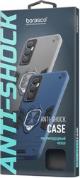 Чехол (клип-кейс) BORASCO Anti-Shock case, для Samsung Galaxy A57, противоударный, черный