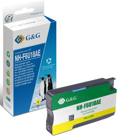 Картридж G&G GG-F6U18AE, 953XL, желтый / GG-F6U18AE