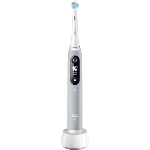 Электрическая зубная щетка Oral-B iO Series 6 Grey Opal, насадки для щётки: 5 шт, цвет: серый [io_s6_grey opal]