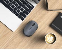 Мышь беспроводная Logitech M170, USB, серый и черный