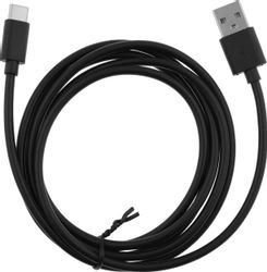 Кабель KINGPRICE KP-USBAC-3A-1.5m, USB Type-C (m) - USB (m), 1.5м, черный