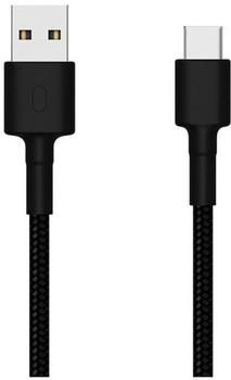 Кабель Xiaomi Mi Braided, USB Type-C (m) - USB (m), 1м, черный