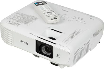 Проектор Epson EB-FH06,  LCD,  белый [v11h974040]