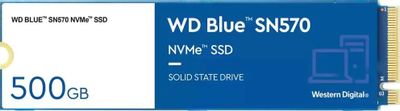 SSD накопитель WD Blue SN570 WDS500G3B0C 500ГБ, M.2 2280, PCIe 3.0 x4,  NVMe