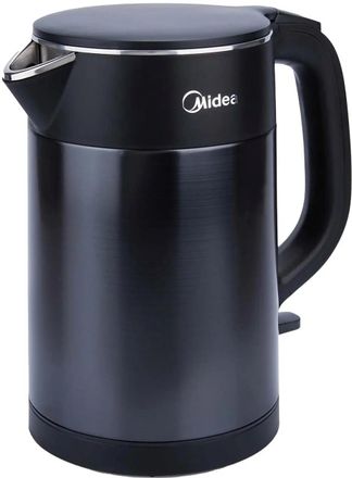 Чайник электрический Midea МК-8076, 1.5л, металл/пластик