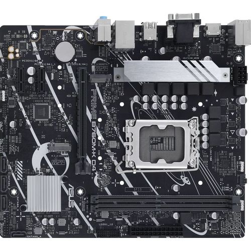 Материнская плата ASUS PRIME B760M-K D4, Socket LGA 1700, Intel B760, mATX, Ret