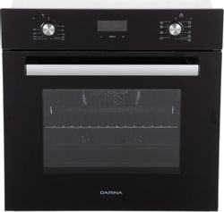 Духовой шкаф электрический Darina 2V5 BDE 112 708 B, 65л, черный/стекло черное