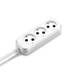 Сетевой удлинитель Buro BU-PSL3.1/W, 1.5м, белый