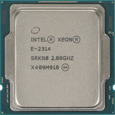 Процессор для серверов Intel Xeon E-2314 2.8ГГц [cm8070804496113]