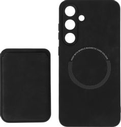 Чехол (клип-кейс) ZIBELINO Premium, для Samsung Galaxy S25+, черный