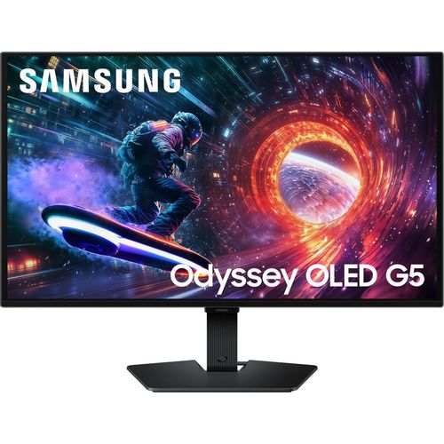 27" Монитор Samsung Odyssey OLED G5 S27FG502SIXCI, 2560x1440, OLED, 180Гц, 1хHDMI, 1хDP, черный [ls27fg502sixci]