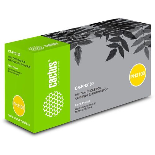 Картридж Cactus CS-PH3100, 106R01379, черный / CS-PH3100