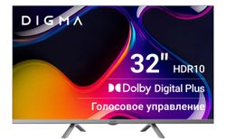 Изображение товара 32" Телевизор Digma DM-LED32SBB39 HD, СМАРТ ТВ, Android, темно-серебристый Изображение товара 32" Телевизор Digma DM-LED32SBB39 HD, СМАРТ ТВ, Android, темно-серебристый