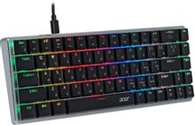 DWE Straight-Play 1〜12 Клавиатура Acer OKW126, проводная, USB, механическая, черный [zl