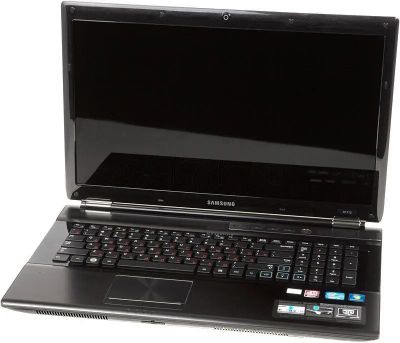 Ноутбук Samsung NP-RF712-S01 NP-RF712-S01RU, 17.3", Intel Core i5 2410M 2.3ГГц, 2-ядерный, 6ГБ DDR3, 500ГБ,  AMD Radeon  HD 6650M - 2 ГБ, Windows 7 Home Premium, черный/красный