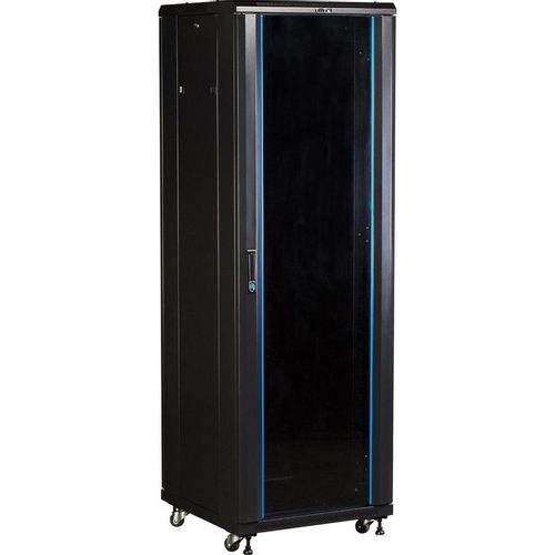 Шкаф коммутационный LanMaster TWT-CBB-42U-6X8-P1 напольный, перфорированная передняя дверь, 42U, 600x2055x800 мм