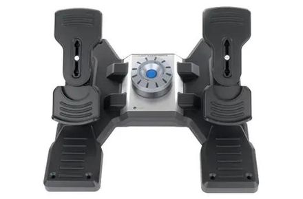 Авиа-педали проводной Logitech G Saitek Pro черный [945-000005]