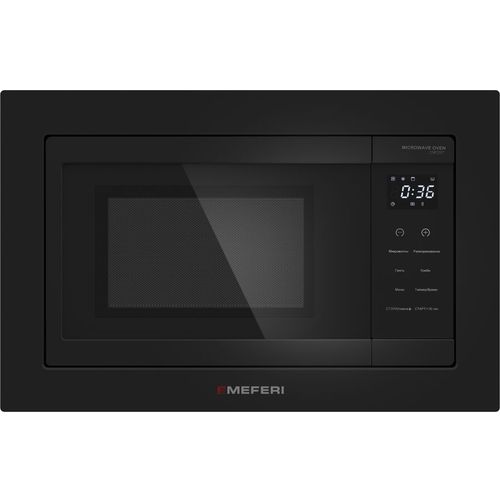 Встраиваемая микроволновая печь MEFERI Comfort MMO6020BK, 20л, 800Вт, черный