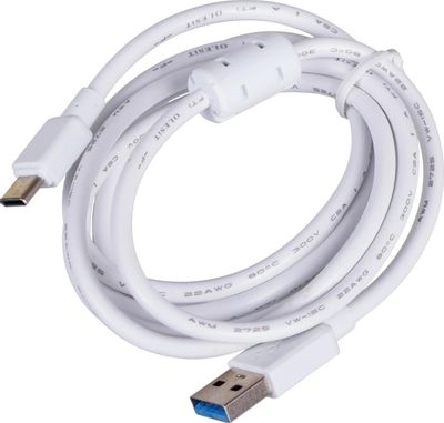 Кабель  K-107,  USB Type-C (m) -  USB (m),  1.5м,  белый