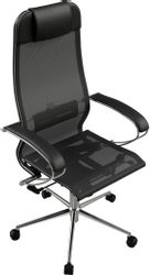 Кресло МЕТТА ErgoLife Set 4, сетка, до 150кг, черный