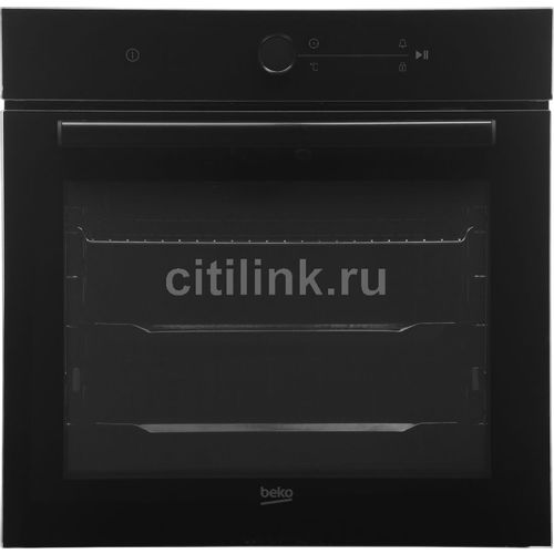 Духовой шкаф электрический Beko BBIM174N0BE, 72л, дверца с 3 стеклами, черный
