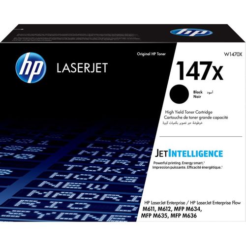 Картридж HP 147X, черный / W1470X