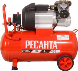 Компрессор поршневой Ресанта КП-50/400М масляный