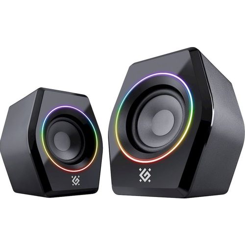 Колонки Bluetooth Defender Solar 9, 2.0, черный [65939]